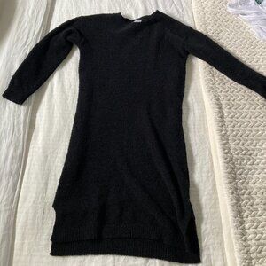 Cozy black sweater dress size M